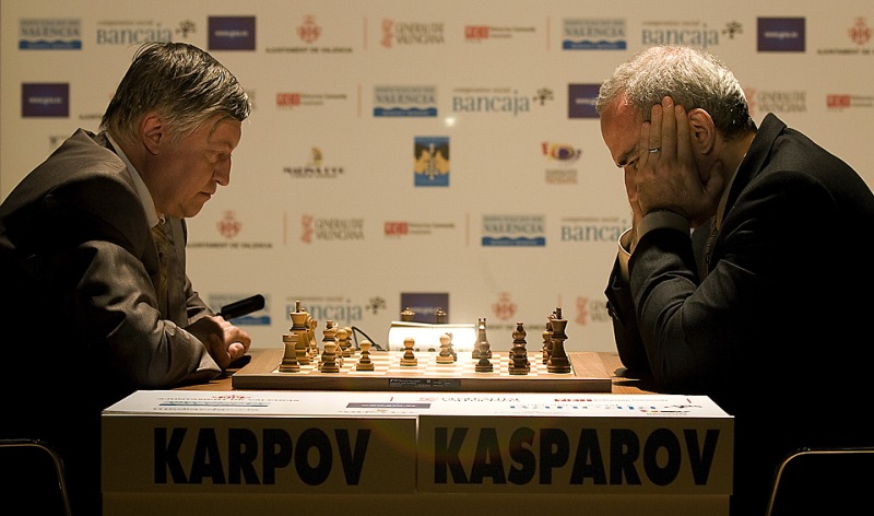 CHESS-KASPAROV-KARPOV-SPAIN CHESS-KASPAROV-KARPOV-SPAIN