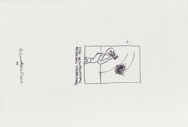 Laimėkite A. Kavaliausko piešinių knygą „Visai nesuprantamų reiškinių stebėjimas“