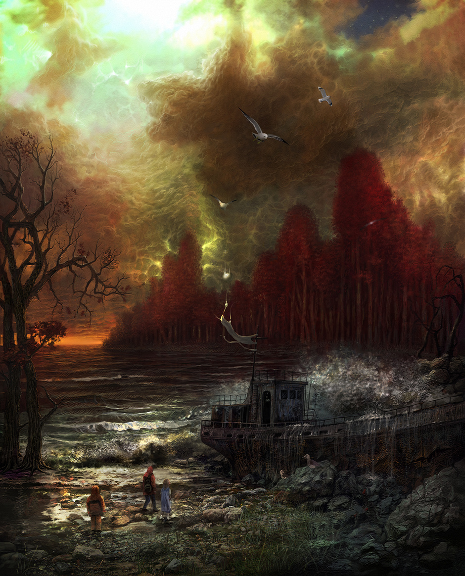 Klim_Novoseltsev_-_Red forest