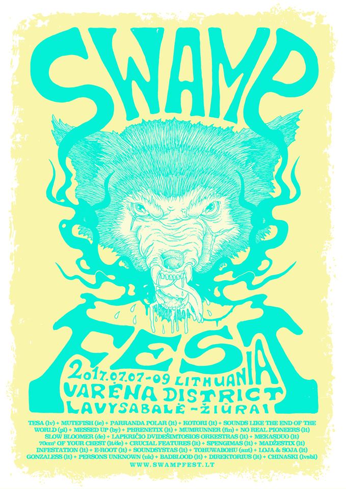 Swampfest 2017 plakatas